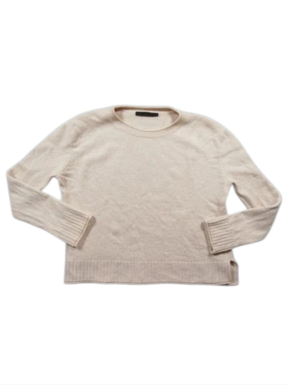Jenni Kayne Everyday Sweater Oatmeal Womens Large Pullover Minimalist Coastal - Picture 2 of 9